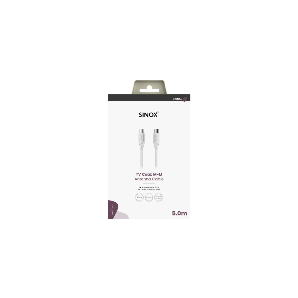 Produktbild för Sinox antenn kabel 70 dB 5 m