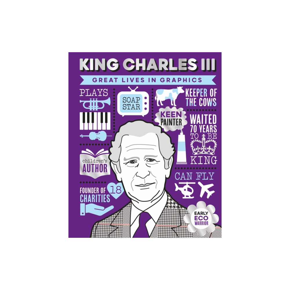 Produktbild för Great Lives in Graphics: King Charles III (inbunden, eng)