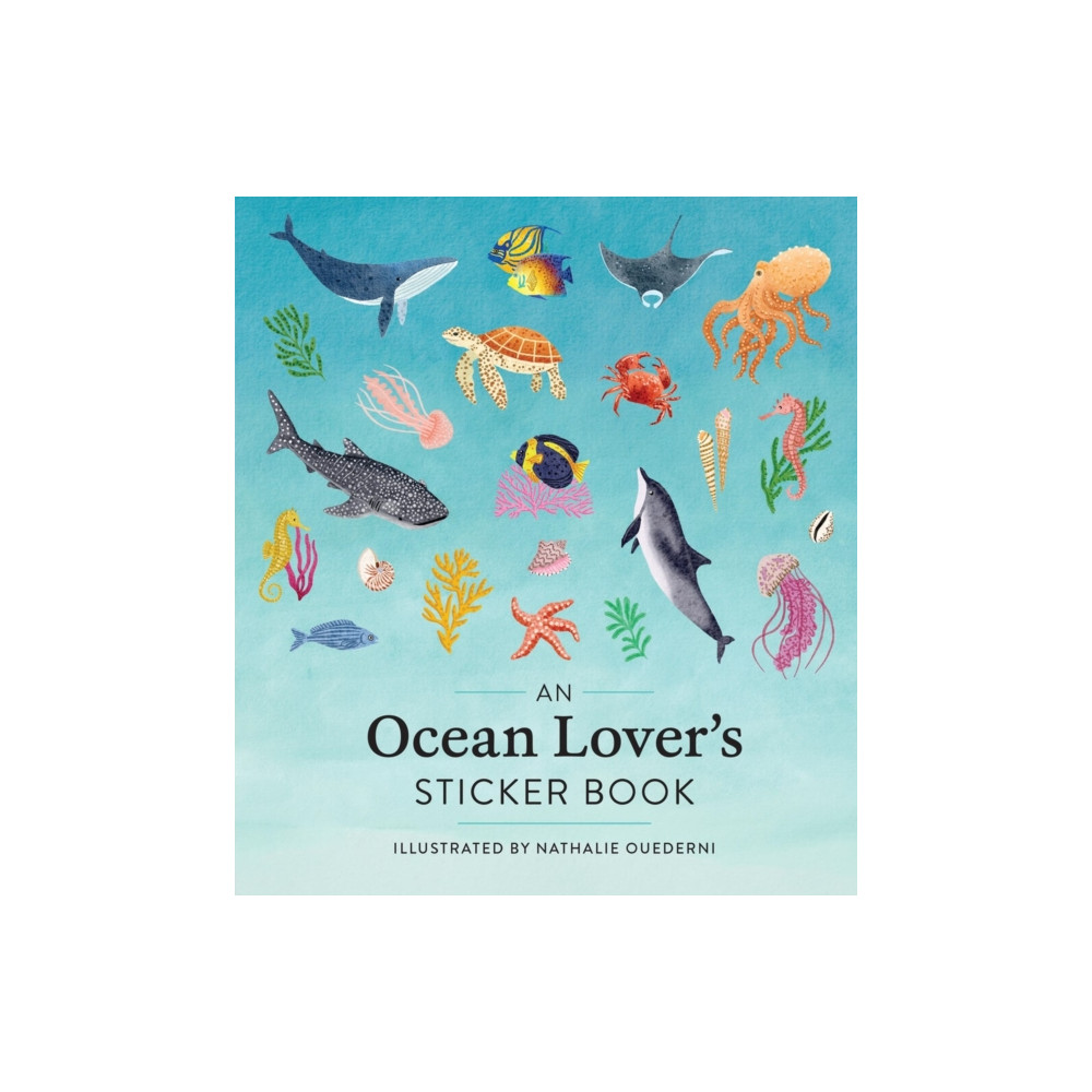 Produktbild för An Ocean Lover's Sticker Book (inbunden, eng)