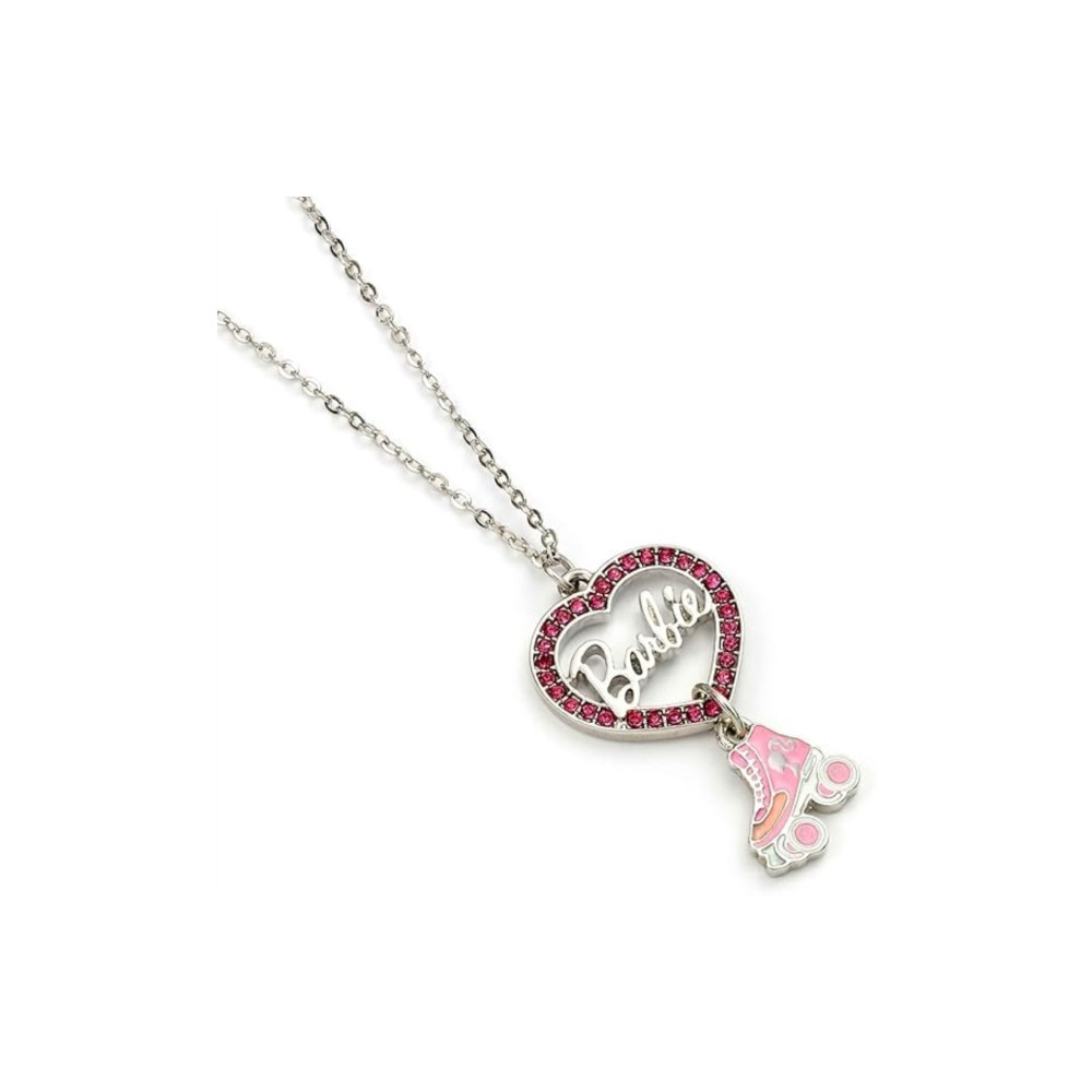 Produktbild för Barbie Crystal Heart and Roller Skate Necklace