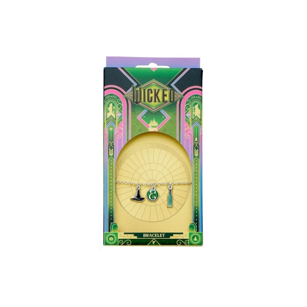 Produktbild för Wicked For Good Elphaba Icons Charm Bracelet