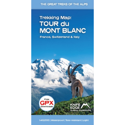 Knife Edge Outdoor Limited Tour du Mont Blanc Trekking Map