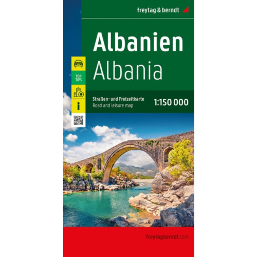 Freytag-Berndt Albania Road and Leisure Map 1:150k