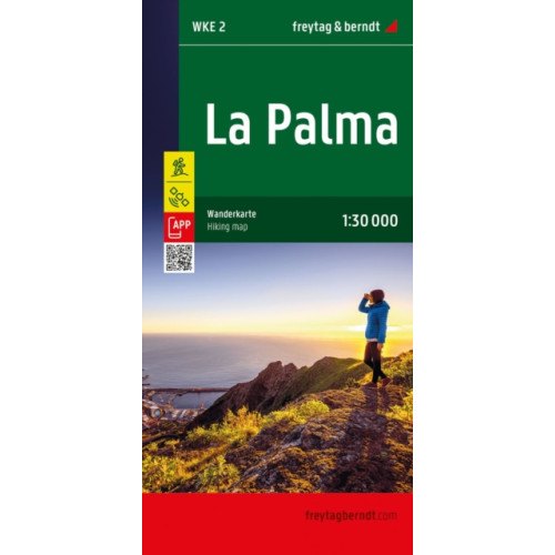 Freytag-Berndt La Palma Hiking Map 1:30,000 scale
