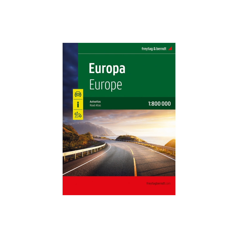Produktbild för Europe Road Atlas 1:800.000