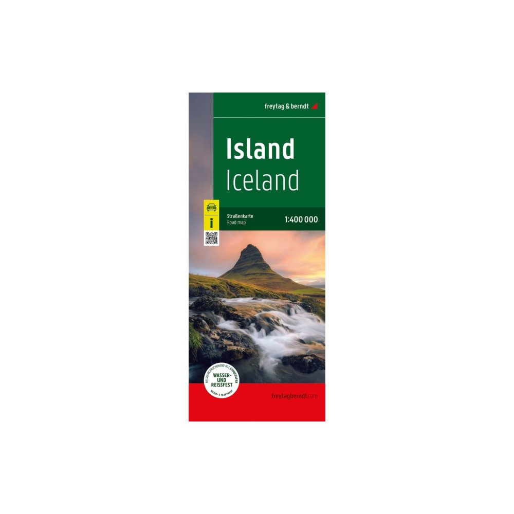 Produktbild för Iceland Road Map 1:400 000