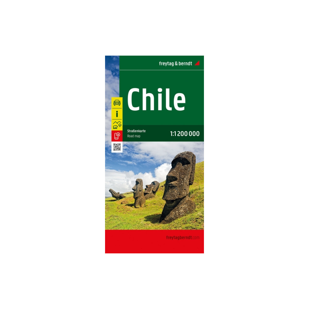 Produktbild för Chile Road Map 1:1,200,000 scale