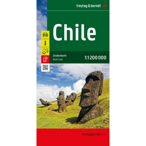 Freytag-Berndt Chile Road Map 1:1,200,000 scale