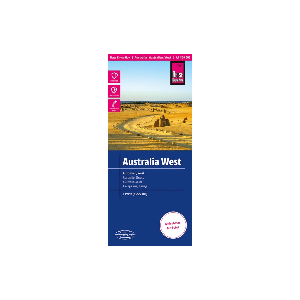 Produktbild för Australia, West (1:1.800.000)