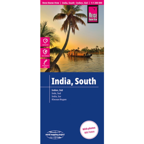Reise Know-How Verlag Peter Rump GmbH India, South (1:1.200.000)
