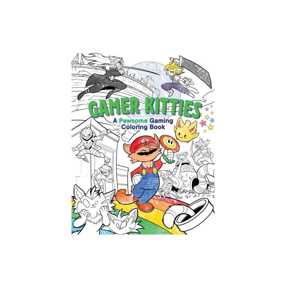 Produktbild för Gamer Kitties Coloring (häftad, eng)