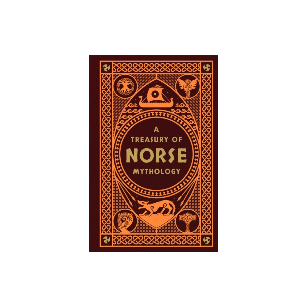 Produktbild för A Treasury of Norse Mythology (inbunden, eng)