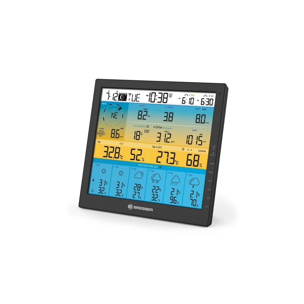 Produktbild för Bresser Optics 7003220, Svart, höjdmätare, Anemometer (vindh...