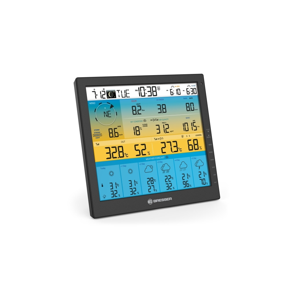 Produktbild för Bresser Optics 7003220, Svart, höjdmätare, Anemometer (vindh...