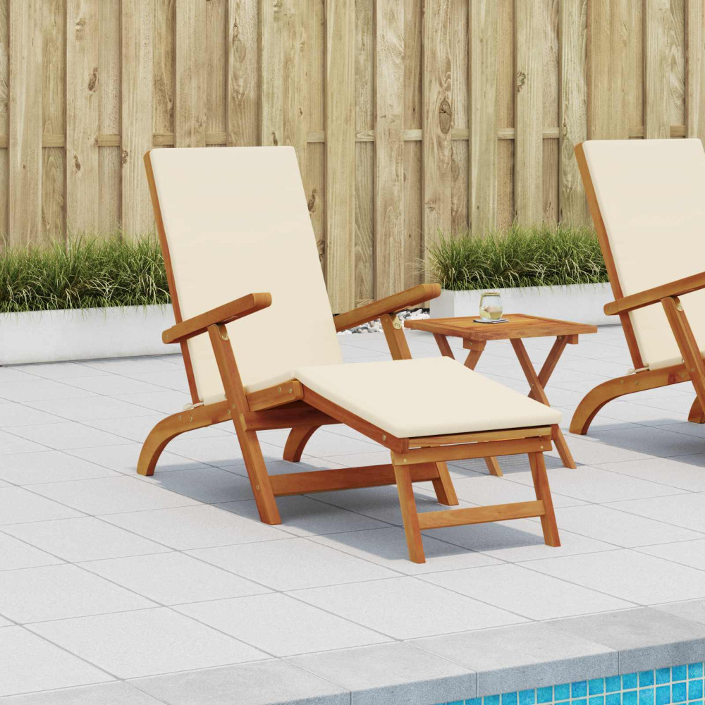 Produktbild för Reclining och Fällbar Solstol 55 x 146 x 91 cm
