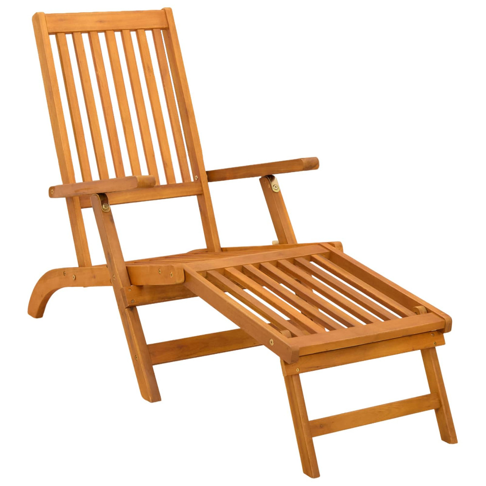 Produktbild för Reclining och Fällbar Solstol 55 x 146 x 91 cm