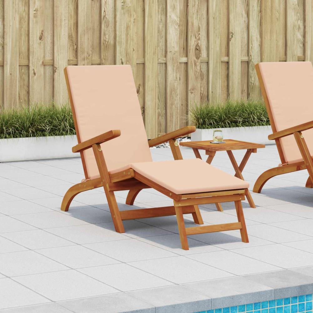Produktbild för Reclining och Fällbar Solstol 55 x 146 x 91 cm