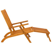 Produktbild för Reclining och Fällbar Solstol 2 pcs 55 x 146 x 91 cm