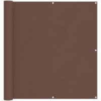Produktbild för Balkong Skärm Brun 110 x 800 cm Oxford Tyg
