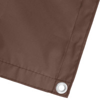 Produktbild för Balkong Skärm Brun 110 x 800 cm Oxford Tyg