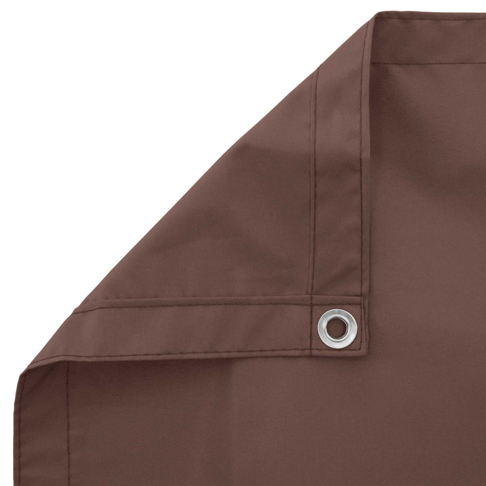 Produktbild för Balkong Skärm Brun 110 x 800 cm Oxford Tyg