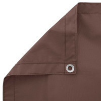 Produktbild för Balkong Skärm Brun 110 x 800 cm Oxford Tyg