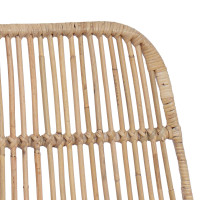 Produktbild för Barpall 2 pcs Naturlig 44 x 54 x 96 cm Rattan och Stål