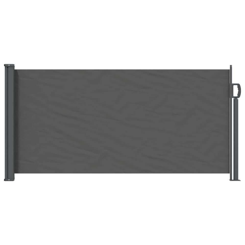 Produktbild för Utfällbar sidomarkis Antracit 300 x 100 cm Polyester