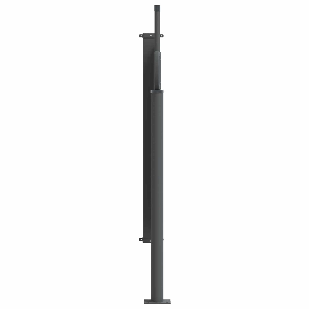 Produktbild för Utfällbar sidomarkis Antracit 300 x 100 cm Polyester