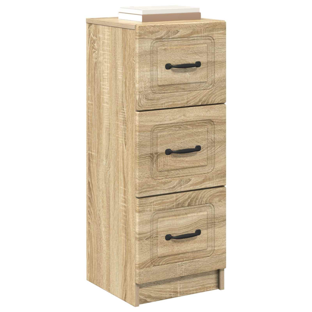 Produktbild för Lådans skåp Sonoma-ek 33 x 34,5 x 87 cm Konstruerat trä