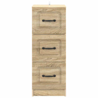 Produktbild för Lådans skåp Sonoma-ek 33 x 34,5 x 87 cm Konstruerat trä