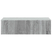 Produktbild för Väggmonterad sidobord Grå sonoma-ek 59 x 34,5 x 17 cm