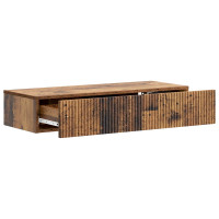 Produktbild för Väggmonterad sidobord Gammalt trä 87,5 x 34,5 x 17 cm