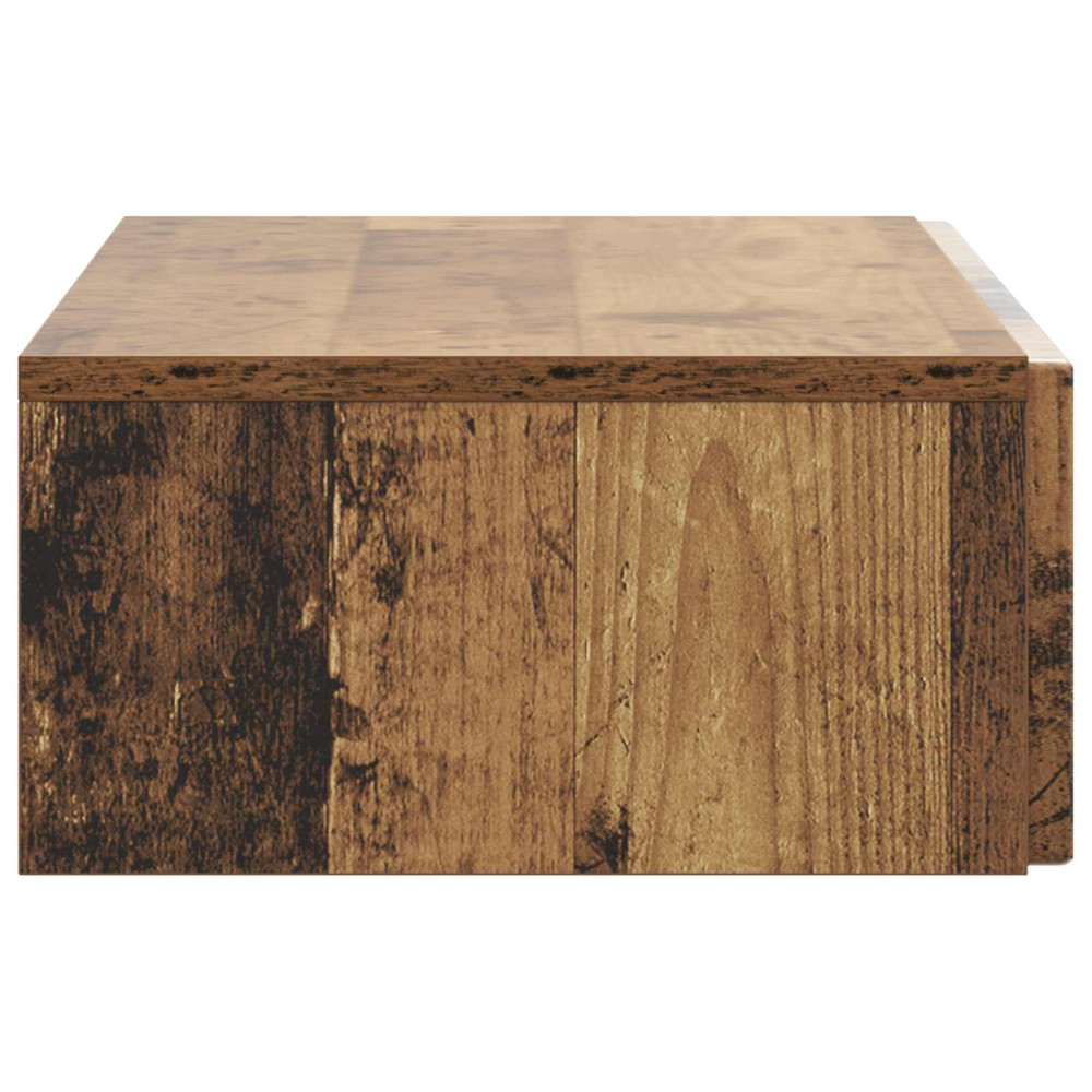Produktbild för Väggmonterad sidobord Gammalt trä 87,5 x 34,5 x 17 cm