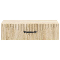 Produktbild för Väggmonterad sidobord Sonoma-ek 59 x 34,5 x 17 cm