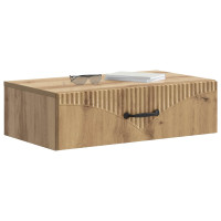 Produktbild för Väggmonterad sidobord Artisan-ek 59 x 34,5 x 17 cm