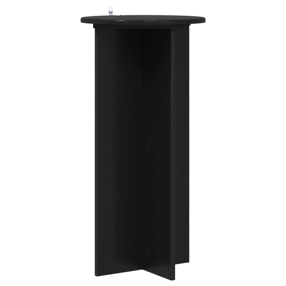 Produktbild för Växtställ 2 pcs Svart 40 x 40 x 80 cm Konstruerat trä