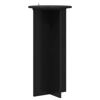 Produktbild för Växtställ 2 pcs Svart 40 x 40 x 80 cm Konstruerat trä