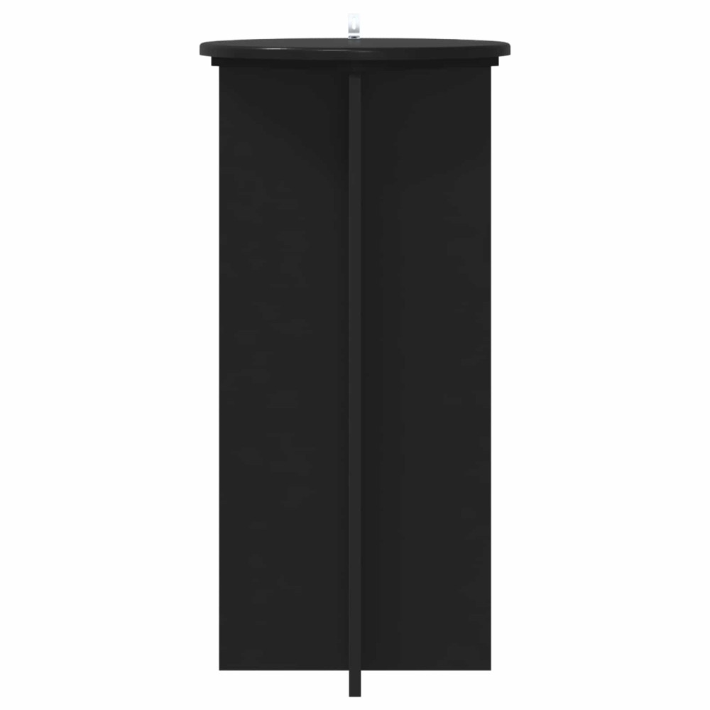 Produktbild för Växtställ 2 pcs Svart 40 x 40 x 80 cm Konstruerat trä
