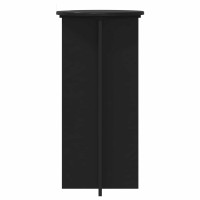Produktbild för Växtställ 2 pcs Svart 40 x 40 x 80 cm Konstruerat trä