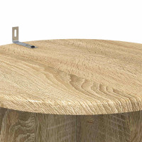 Produktbild för Växtställ 2 pcs Sonoma-ek 40 x 40 x 80 cm Konstruerat trä
