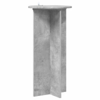 Produktbild för Växtställ 2 pcs Betonggrå 40 x 40 x 80 cm Konstruerat trä