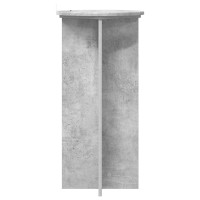 Produktbild för Växtställ 2 pcs Betonggrå 40 x 40 x 80 cm Konstruerat trä