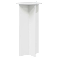 Produktbild för Växtställ 2 pcs Vit högglans 40 x 40 x 80 cm Konstruerat trä