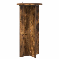 Produktbild för Växtställ 2 pcs Rökt ek 40 x 40 x 80 cm Konstruerat trä
