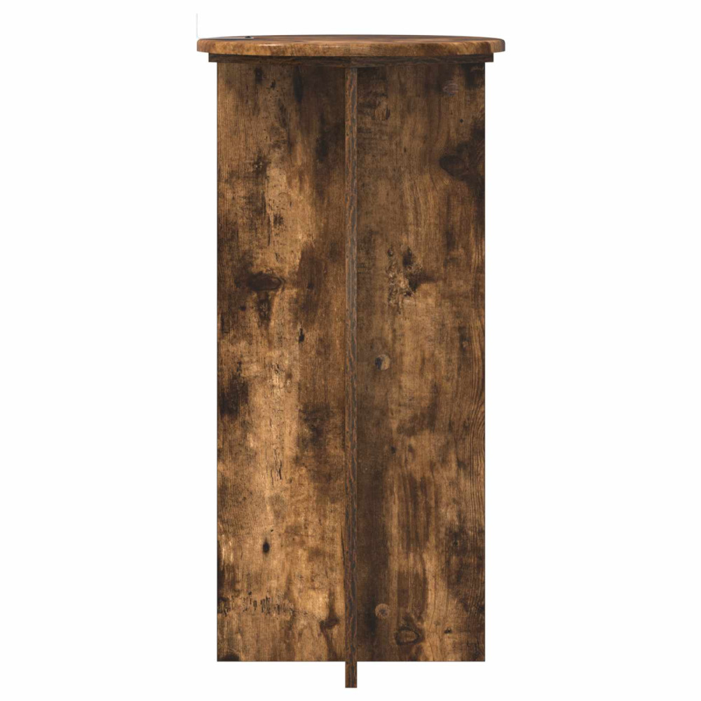 Produktbild för Växtställ 2 pcs Rökt ek 40 x 40 x 80 cm Konstruerat trä
