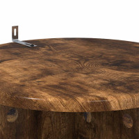 Produktbild för Växtställ 2 pcs Rökt ek 40 x 40 x 80 cm Konstruerat trä