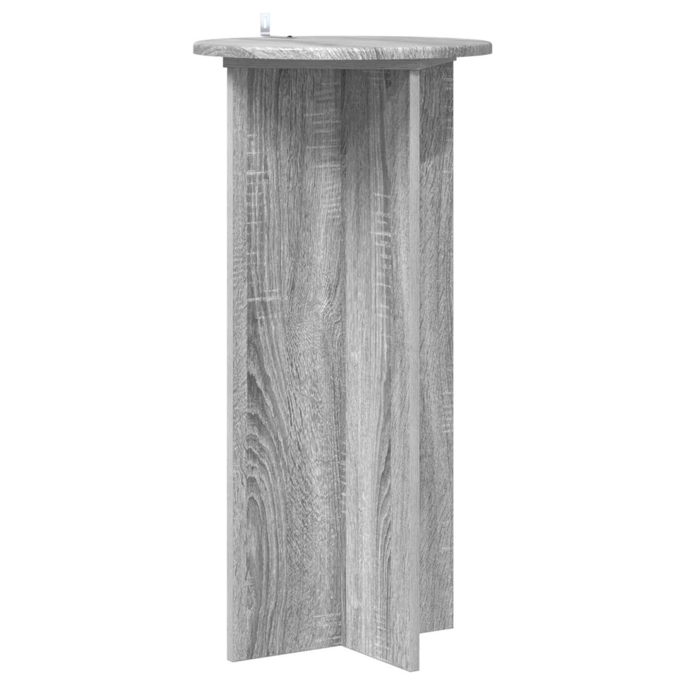 Produktbild för Växtställ 2 pcs Grå sonoma-ek 40 x 40 x 80 cm Konstruerat trä