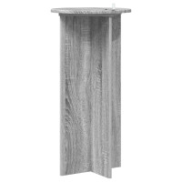 Produktbild för Växtställ 2 pcs Grå sonoma-ek 40 x 40 x 80 cm Konstruerat trä
