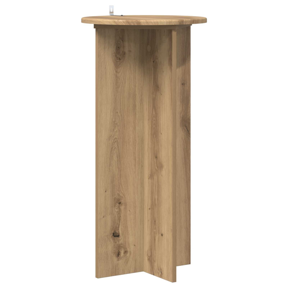 Produktbild för Växtställ 2 st Artisan-ek 40 x 40 x 80 cm Konstruerat trä